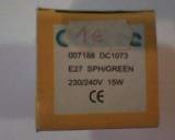 E27 15W 240V VERTE